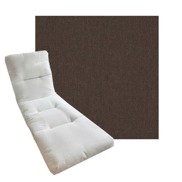 Tufted Style Universal Chaise Lounge Cushions | Sunbrella Outdoor Fabric | 3 Sizes