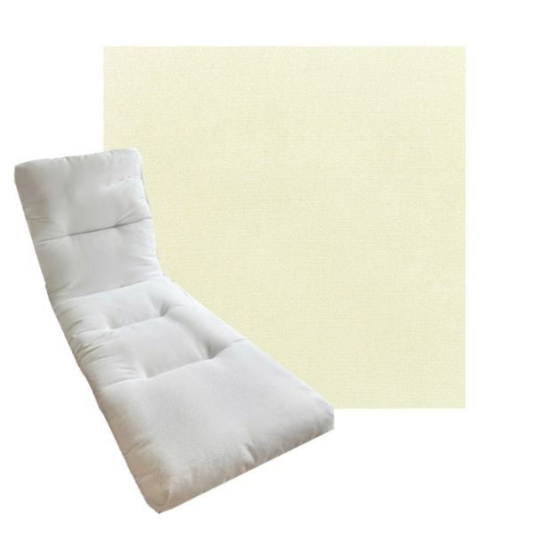 Tufted Style Universal Chaise Lounge Cushions | Sunbrella Outdoor Fabric | 3 Sizes