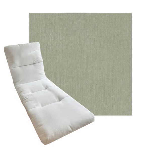 Tufted Style Universal Chaise Lounge Cushions | Sunbrella Outdoor Fabric | 3 Sizes