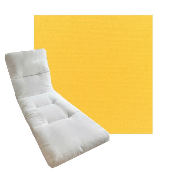 Tufted Style Universal Chaise Lounge Cushions | Sunbrella Outdoor Fabric | 3 Sizes