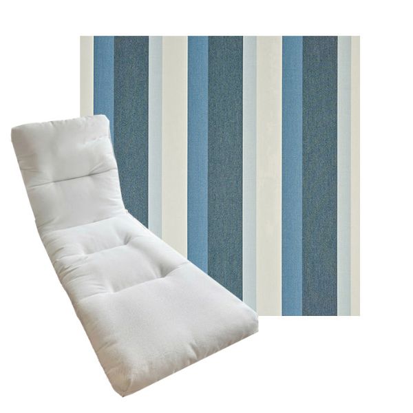 Tufted Style Universal Chaise Lounge Cushions | Sunbrella Outdoor Fabric | 3 Sizes