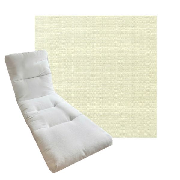 Tufted Style Universal Chaise Lounge Cushions | Sunbrella Outdoor Fabric | 3 Sizes