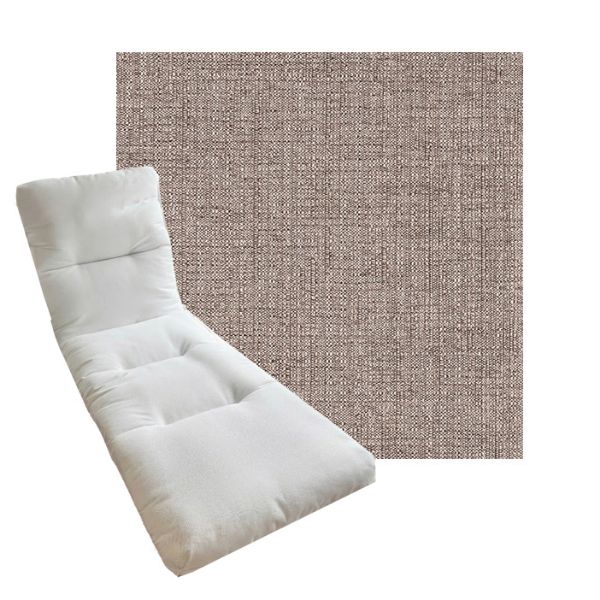 Tufted Style Universal Chaise Lounge Cushions | Sunbrella Outdoor Fabric | 3 Sizes