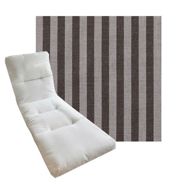 Tufted Style Universal Chaise Lounge Cushions | Sunbrella Outdoor Fabric | 3 Sizes