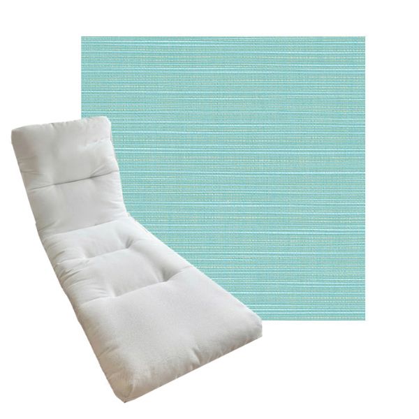 Tufted Style Universal Chaise Lounge Cushions | Sunbrella Outdoor Fabric | 3 Sizes