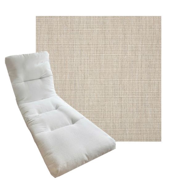 Tufted Style Universal Chaise Lounge Cushions | Sunbrella Outdoor Fabric | 3 Sizes
