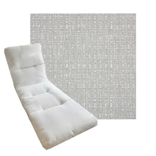 Tufted Style Universal Chaise Lounge Cushions | Sunbrella Outdoor Fabric | 3 Sizes