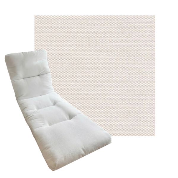 Tufted Style Universal Chaise Lounge Cushions | Sunbrella Outdoor Fabric | 3 Sizes