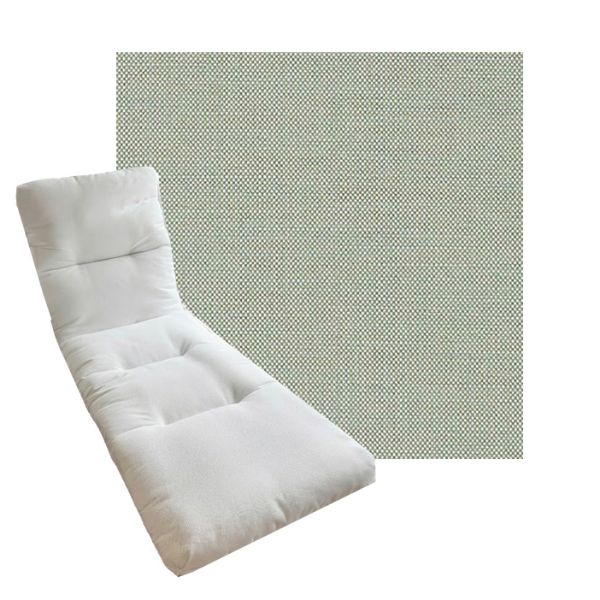 Tufted Style Universal Chaise Lounge Cushions | Sunbrella Outdoor Fabric | 3 Sizes