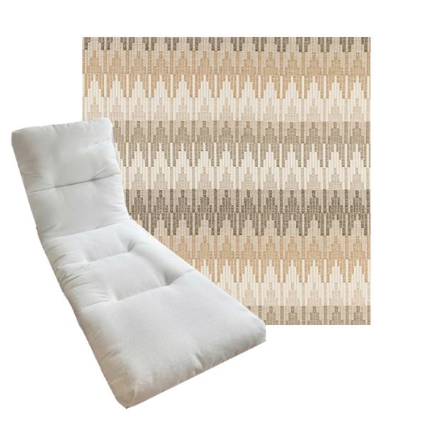 Tufted Style Universal Chaise Lounge Cushions | Sunbrella Outdoor Fabric | 3 Sizes