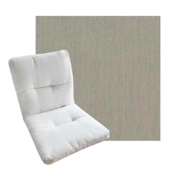 Tufted Style Universal Chaise Lounge Cushions | Sunbrella Outdoor Fabric | 3 Sizes