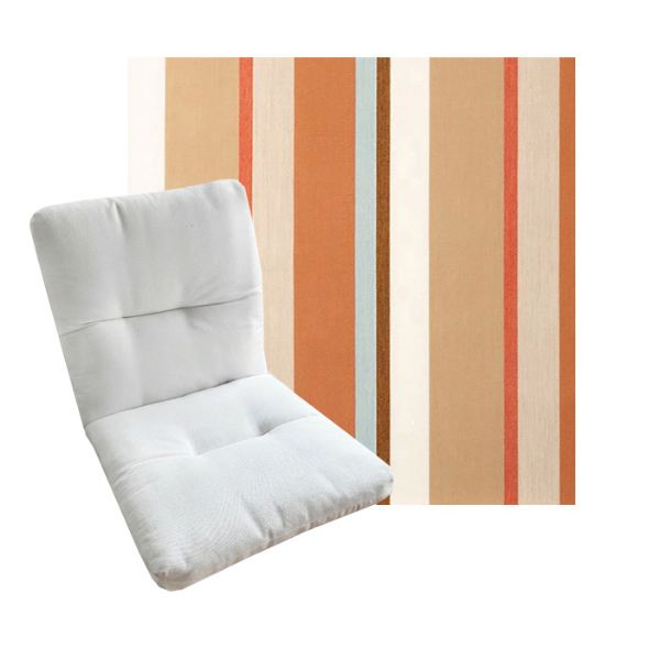 Tufted Style Universal Chair Cushions | Sunbrella Outdoor Fabric | 3 Sizes