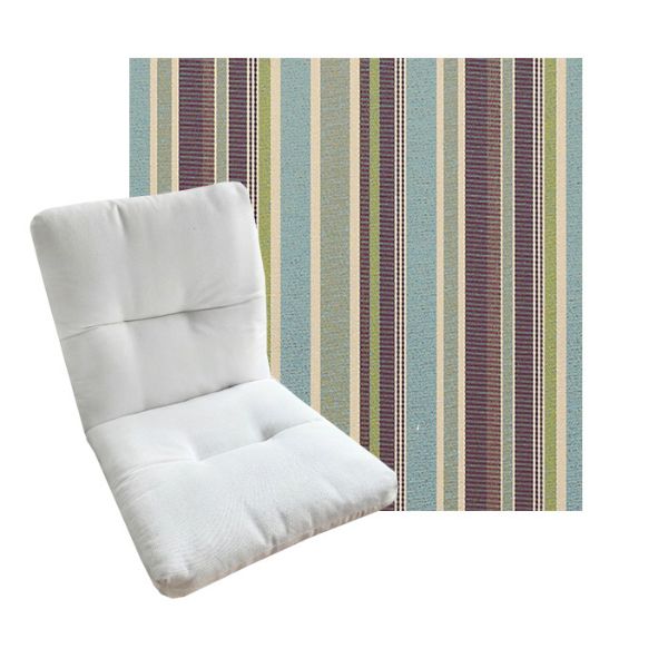 Tufted Style Universal Chair Cushions | Sunbrella Outdoor Fabric | 3 Sizes