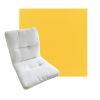 Tufted Style Universal Chair Cushions | Sunbrella Outdoor Fabric | 3 Sizes