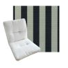 Tufted Style Universal Chair Cushions | Sunbrella Outdoor Fabric | 3 Sizes