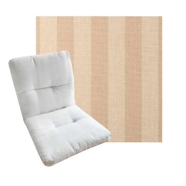 Tufted Style Universal Chair Cushions | Sunbrella Outdoor Fabric | 3 Sizes