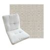 Tufted Style Universal Chair Cushions | Sunbrella Outdoor Fabric | 3 Sizes