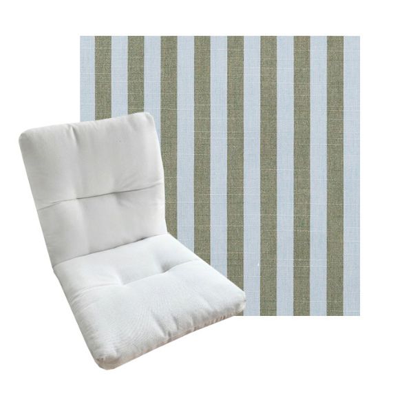 Tufted Style Universal Chair Cushions | Sunbrella Outdoor Fabric | 3 Sizes