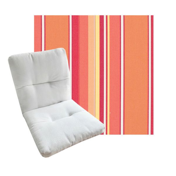 Tufted Style Universal Chair Cushions | Sunbrella Outdoor Fabric | 3 Sizes