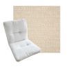 Tufted Style Universal Chair Cushions | Sunbrella Outdoor Fabric | 3 Sizes
