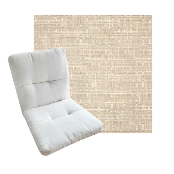 Tufted Style Universal Chair Cushions | Sunbrella Outdoor Fabric | 3 Sizes