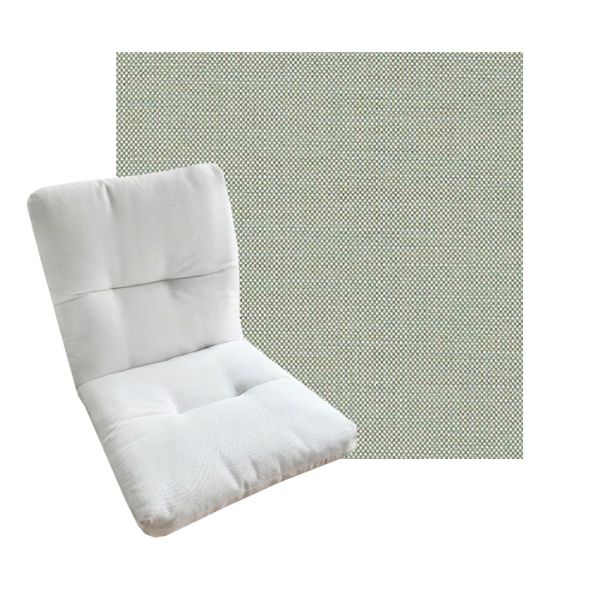 Tufted Style Universal Chair Cushions | Sunbrella Outdoor Fabric | 3 Sizes