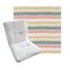 Tufted Style Universal Chair Cushions | Sunbrella Outdoor Fabric | 3 Sizes