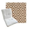 Tufted Style Universal Chair Cushions | Sunbrella Outdoor Fabric | 3 Sizes