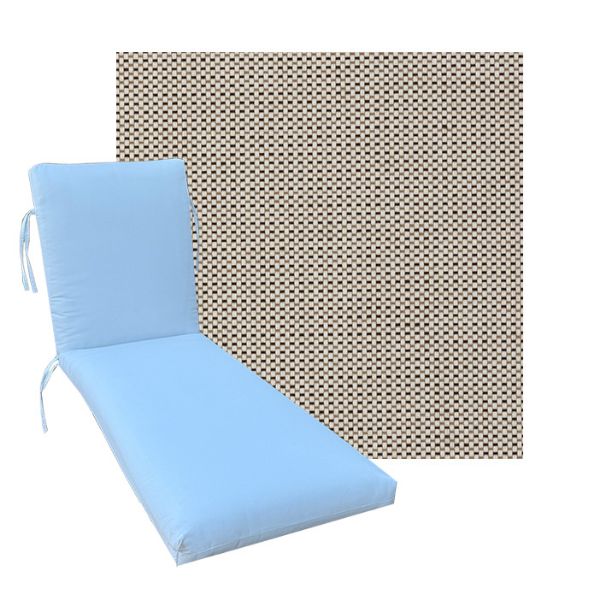 Classic Universal Chaise Lounge Cushions | Outdura Outdoor Fabric | 3 Sizes