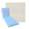 Classic Universal Chaise Lounge Cushions | Outdura Outdoor Fabric | 3 Sizes