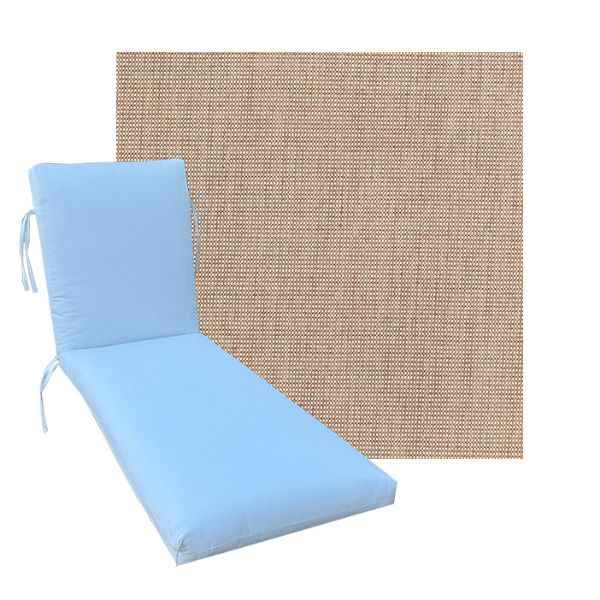 Classic Universal Chaise Lounge Cushions | Outdura Outdoor Fabric | 3 Sizes