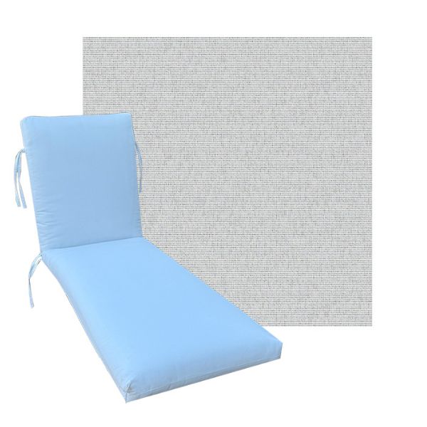 Classic Universal Chaise Lounge Cushions | Outdura Outdoor Fabric | 3 Sizes