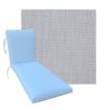 Classic Universal Chaise Lounge Cushions | Outdura Outdoor Fabric | 3 Sizes