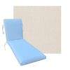 Classic Universal Chaise Lounge Cushions | Outdura Outdoor Fabric | 3 Sizes
