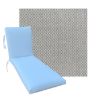 Classic Universal Chaise Lounge Cushions | Outdura outdoor Fabric | 3 Sizes