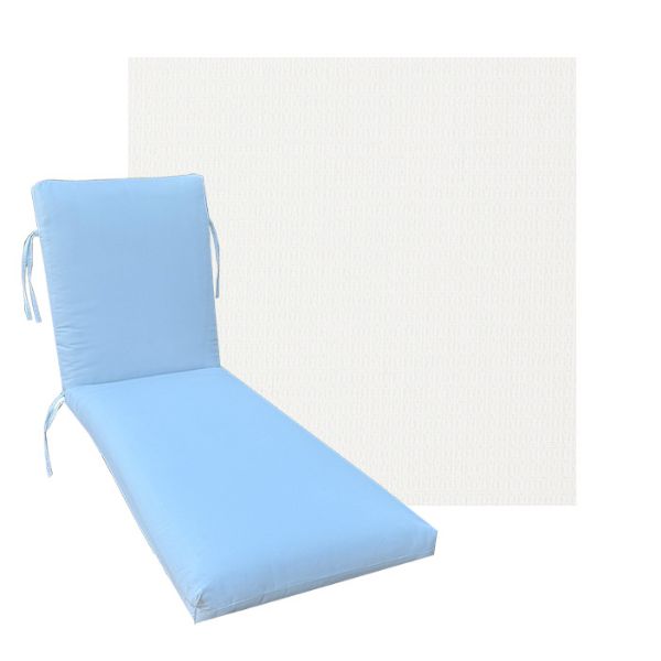 Classic Universal Chaise Lounge Cushions | Outdura outdoor Fabric | 3 Sizes