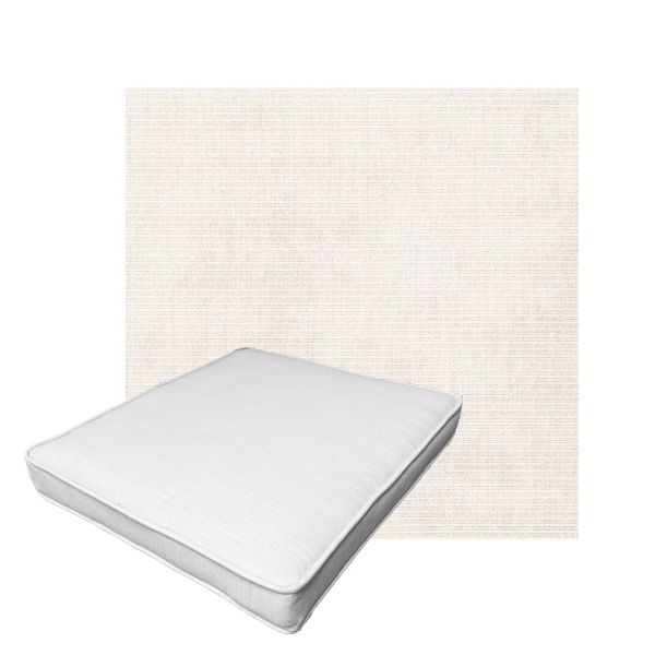 Patio Dining Chair Seat Cushion Boxed Style - - Custom outdoor patio furniture cushions from Cascadia Outdoor Cushions in Sunbrella Fabric