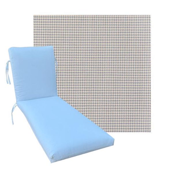 Classic Universal Chaise Lounge Cushions | Outdura Outdoor Fabric | 3 Sizes