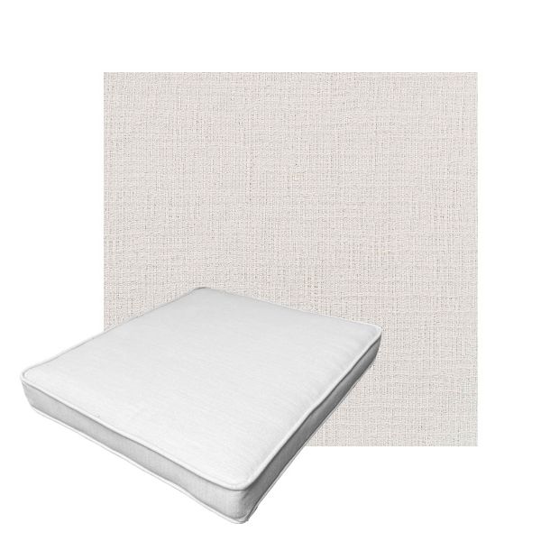 Patio Dining Chair Seat Cushion Boxed Style - - Custom outdoor patio furniture cushions from Cascadia Outdoor Cushions in Sunbrella Fabric