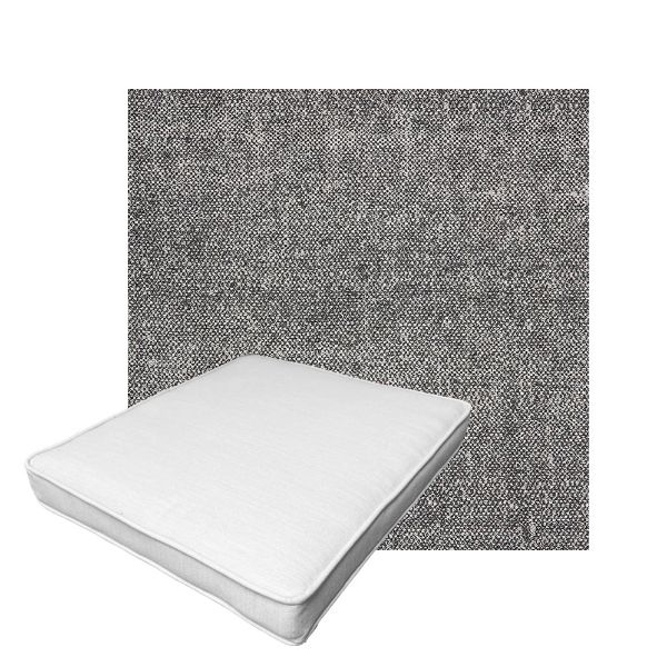 Patio Dining Chair Seat Cushion Boxed Style - - Custom outdoor patio furniture cushions from Cascadia Outdoor Cushions in Sunbrella Fabric
