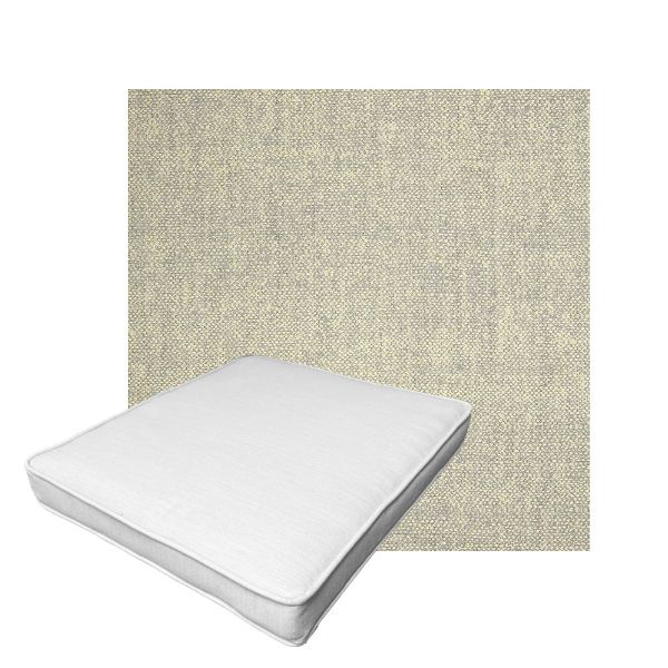 Patio Dining Chair Seat Cushion Boxed Style - - Custom outdoor patio furniture cushions from Cascadia Outdoor Cushions in Sunbrella Fabric