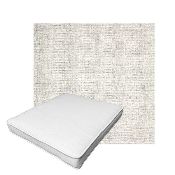 Patio Dining Chair Seat Cushion Boxed Style - - Custom outdoor patio furniture cushions from Cascadia Outdoor Cushions in Sunbrella Fabric