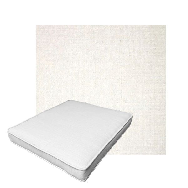 Patio Dining Chair Seat Cushion Boxed Style - - Custom outdoor patio furniture cushions from Cascadia Outdoor Cushions in Sunbrella Fabric