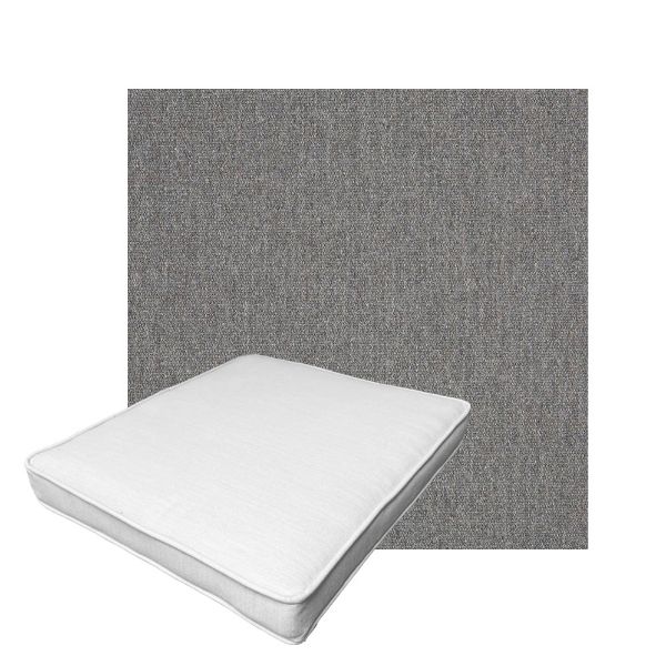Patio Dining Chair Seat Cushion Boxed Style - - Custom outdoor patio furniture cushions from Cascadia Outdoor Cushions in Sunbrella Fabric