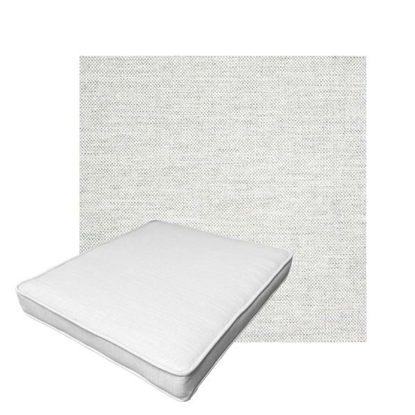 Patio Dining Chair Seat Cushion Boxed Style - - Custom outdoor patio furniture cushions from Cascadia Outdoor Cushions in Sunbrella Fabric