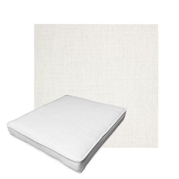 Patio Dining Chair Seat Cushion Boxed Style - - Custom outdoor patio furniture cushions from Cascadia Outdoor Cushions in Sunbrella Fabric