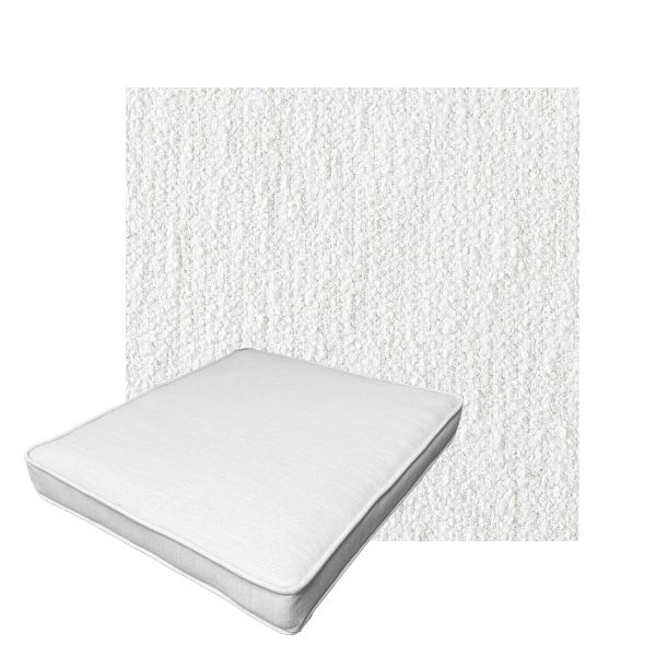 Patio Dining Chair Seat Cushion Boxed Style - - Custom outdoor patio furniture cushions from Cascadia Outdoor Cushions in Sunbrella Fabric