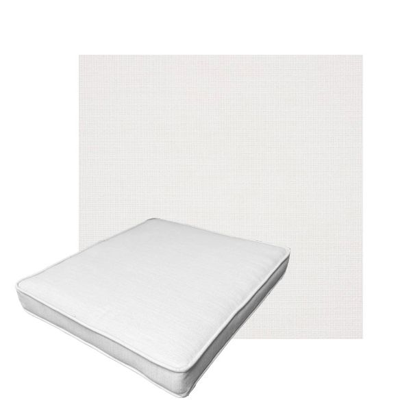 Patio Dining Chair Seat Cushion Boxed Style - - Custom outdoor patio furniture cushions from Cascadia Outdoor Cushions in Sunbrella Fabric