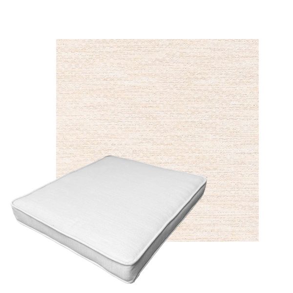 Patio Dining Chair Seat Cushion Boxed Style - - Custom outdoor patio furniture cushions from Cascadia Outdoor Cushions in Sunbrella Fabric