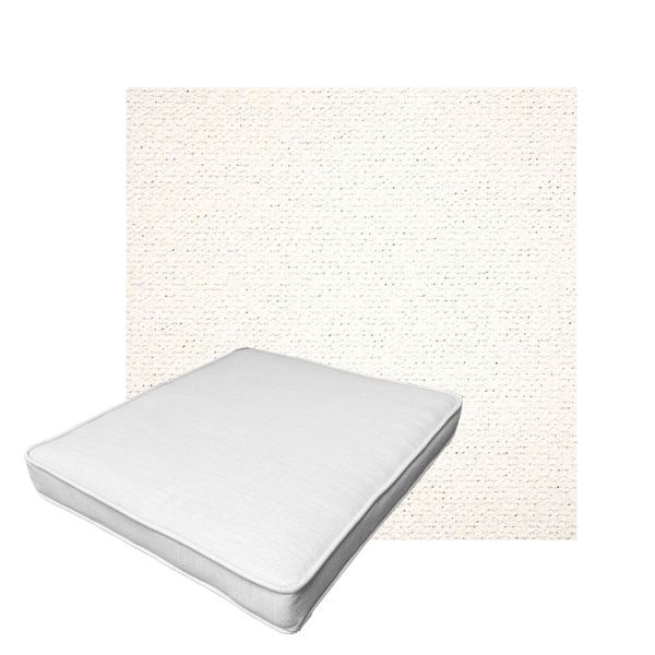 Patio Dining Chair Seat Cushion Boxed Style - - Custom outdoor patio furniture cushions from Cascadia Outdoor Cushions in Sunbrella Fabric